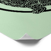 Poster Dessin de tortues - Série de cercles sauvages (ver (Coin)