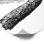 Poster Dessin d'écureuil (Coin)