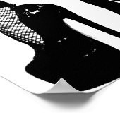 Poster Dessin d'encre pour les poireaux de femmes (Coin)