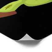 Poster Dessin d'Halloween de Cute Frankenstein Unicorn (Coin)