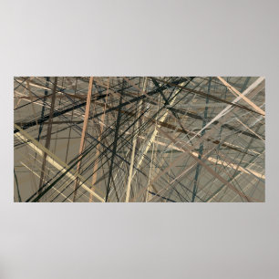 Poster Dessin d'huile de style rétro. illustration. Pai t