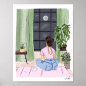 Poster Dessin d'illustration de mode (Devant)