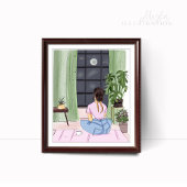 Poster Dessin d'illustration de mode