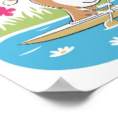 Poster Dessin Drôle Chien Chien Chien Chien Chien Chien C (Coin)