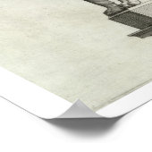 Poster Dessin du bronze étrusque de la si-loup-elle (Coin)