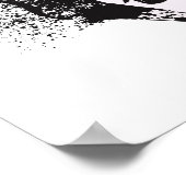Poster Dessin du cheval et nature Art Abstrait (Coin)
