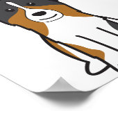 Poster Dessin du chien berger australien (Coin)