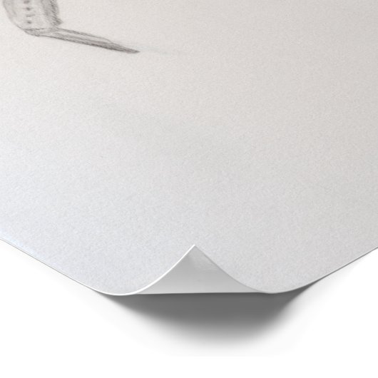 Poster Dessin du crabe côtier (Coin)