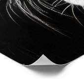 Poster Dessin dur Pastel Black Panther II (Coin)