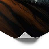 Poster Dessin dur Pastel Sleeping Tiger (Coin)