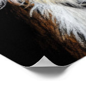 Poster Dessin dur Pastel Terrier (Coin)