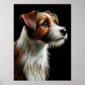 Poster Dessin dur Pastel Terrier (Devant)