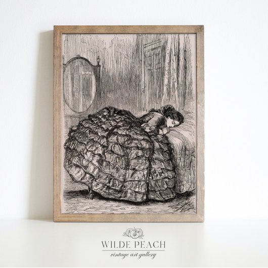 Poster dessin esquisse vintage