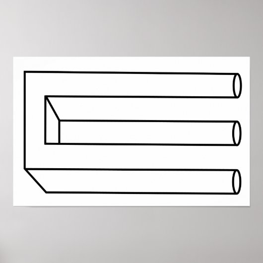 Poster Dessin Geeky, Cool de Blivet à trois volets (Devant)