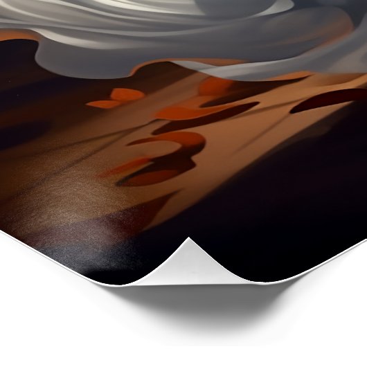 Poster Dessin Halloween Swing Dance (Coin)