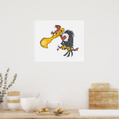 Poster dessin humoristique à bulles (Cuisine)