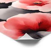 Poster Dessin Imaginaire Fleurs de chaton mignonnes (Coin)