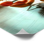 Poster Dessin Intérieur Architectural Moderne Du Milieu D (Coin)