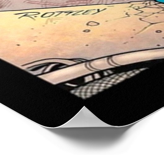 Poster dessin invincible (Coin)