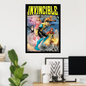 Poster dessin invincible (Bureau à domicile)