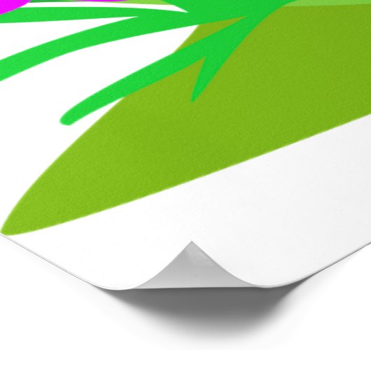 Poster Dessin Ladybug Bow and Flowers (Coin)