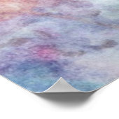 Poster Dessin main libre abstrait à partir de l'aquarelle (Coin)