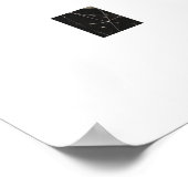 Poster Dessin noir et blanc (Coin)