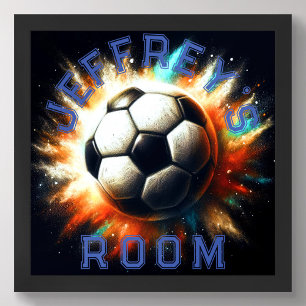 Poster Dessin Pastel Ball Burst Personnaliser