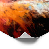 Poster Dessin pastel croquis d'une fille (Coin)