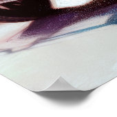 Poster Dessin Pastel Dessin Antique Car Arbres (Coin)