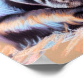 Poster Dessin pastel d'un Bulldog III français (Coin)