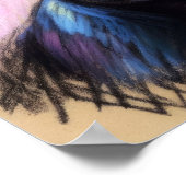 Poster Dessin pastel d'un Bulldog IV français (Coin)