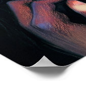 Poster Dessin pastel d'une femme (Coin)