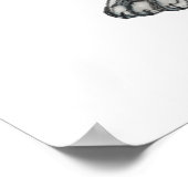 Poster Dessin Pit Bull Puppy (Coin)