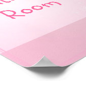 Poster Dessin Princesse personnalisable Mur Art pour enfa (Coin)