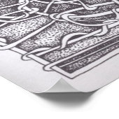 Poster Dessin stylo et encre : "String" (Coin)