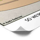 Poster Dessin sur l'éléphant dans la pièce (Coin)