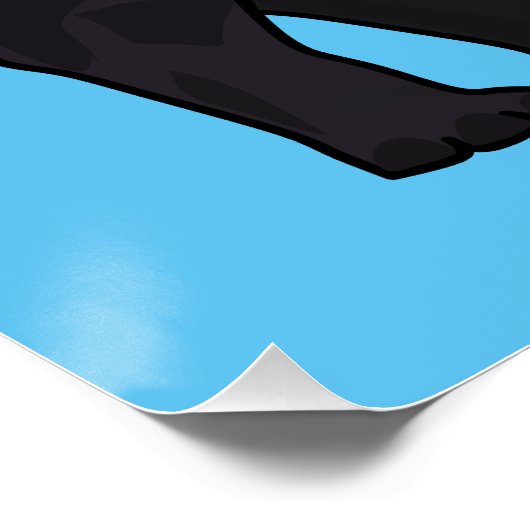 Poster Dessin sur Tapir (Coin)