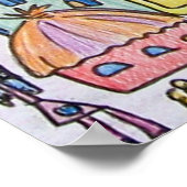 Poster dessin urbain pour enfants (Coin)