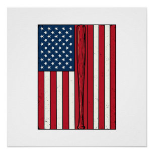 Poster Dessin vectoriel vintage en détresse du drapeau de