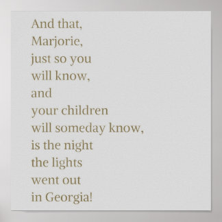 Poster Dessiner une citation de femme Julia Sugarbaker