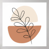 Poster Dessins Boho Simple Chic Bohemian (Devant)