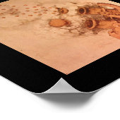 Poster Dessins de canons de Léonard de Vinci (Coin)