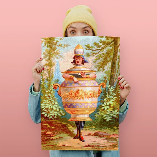 Poster Dessins de fond Hello Sugar Art Imprimer