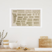 Poster Dessins islamiques pour corniche, balcon et moucha (Cuisine)
