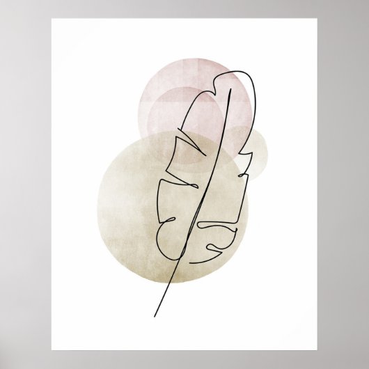 Poster Dessins simples minimes Boho Chic Aesthétique Boho (Devant)
