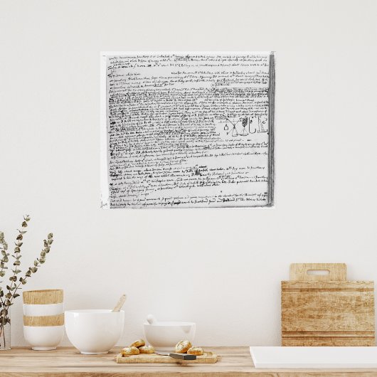 Poster Dessins techniques (Cuisine)