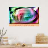 Poster Dessous de verre à rouleaux (Cuisine)