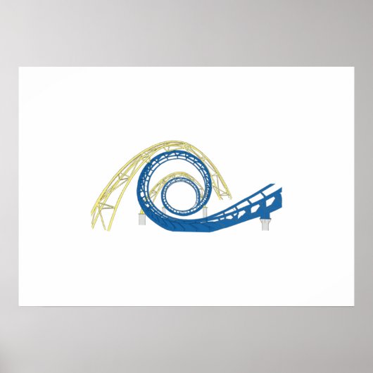 Poster Dessous de verre à rouleaux (Devant)