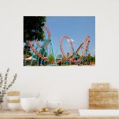 Poster Dessous de verre à rouleaux (Cuisine)